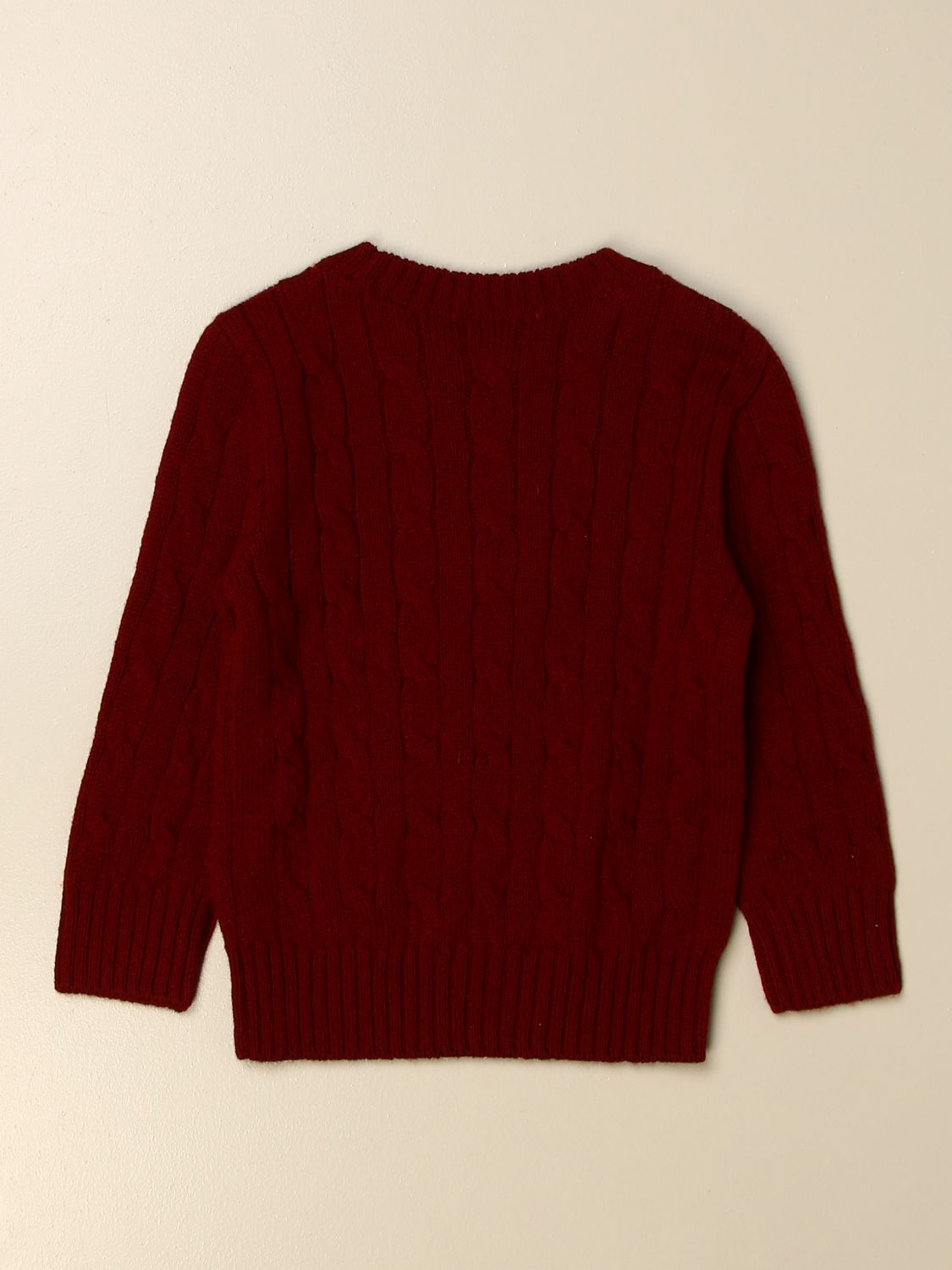 ralph lauren burgundy jumper