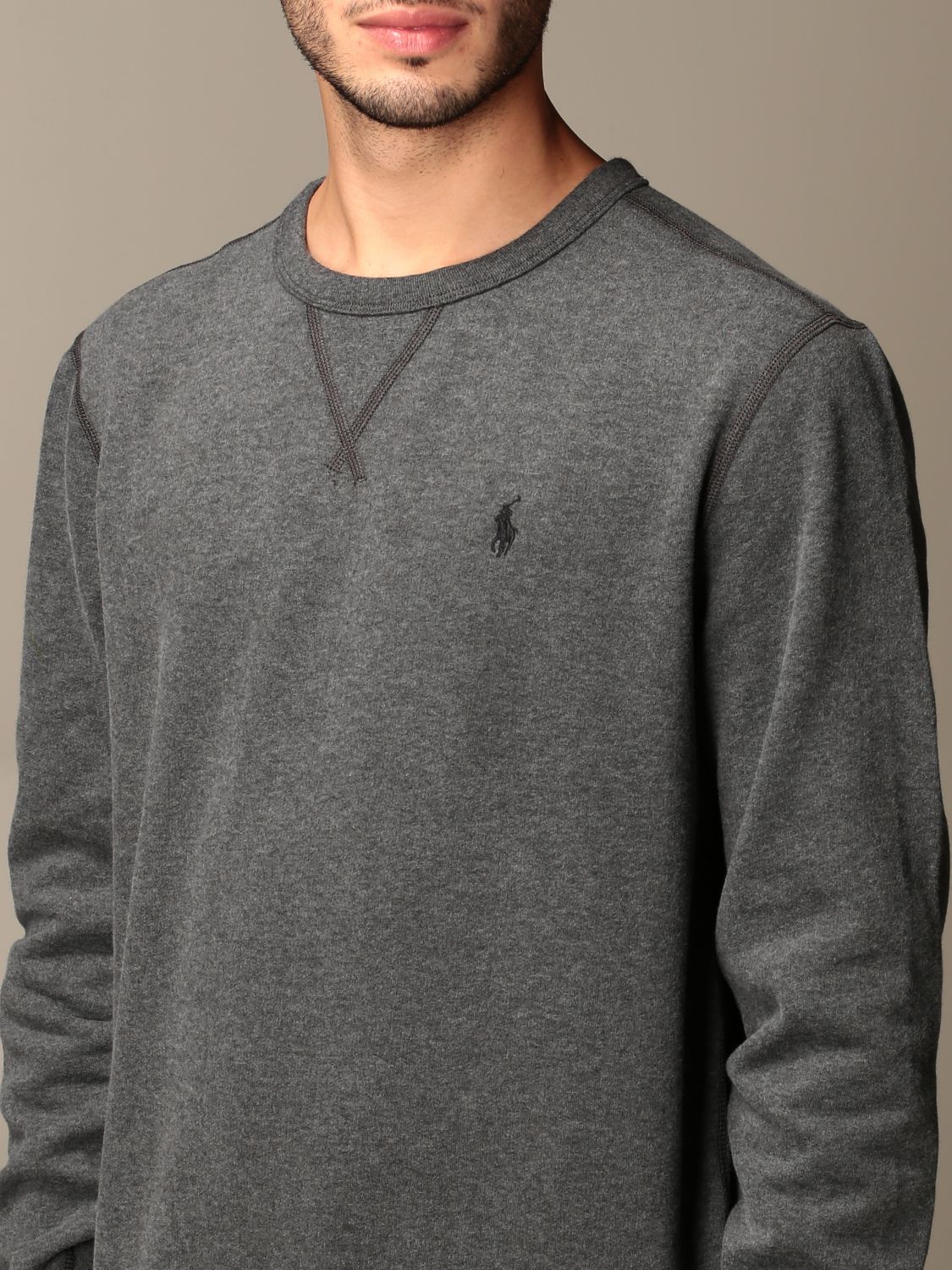 ralph lauren grey sweatshirt mens