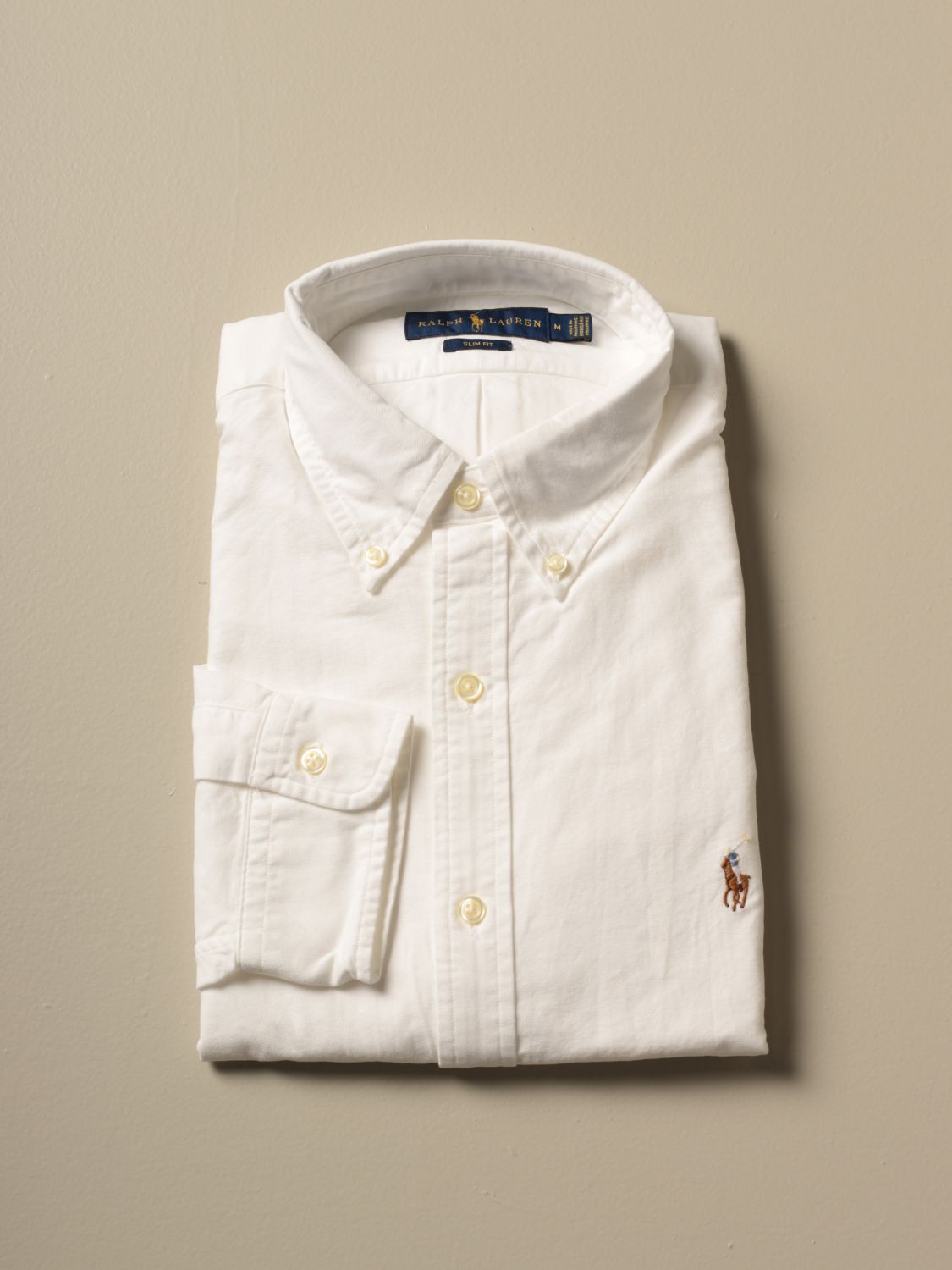 Adivinar invierno envidia Outlet de Polo Ralph Lauren: Camisa para hombre, Blanco | Camisa Polo Ralph  Lauren 710549084 en línea en GIGLIO.COM