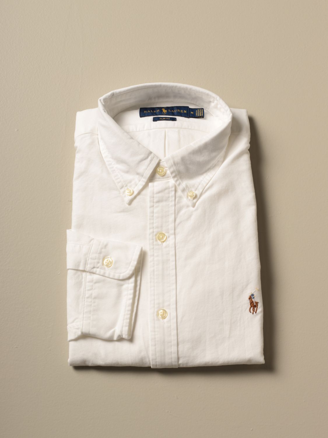 polo blanco ralph lauren hombre