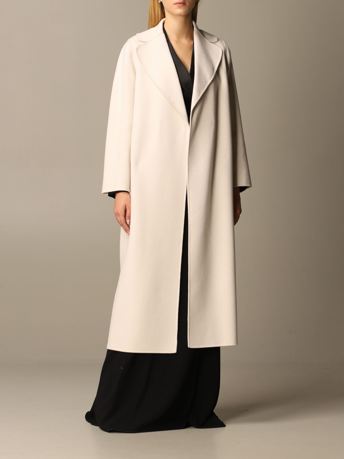 Poldo S Max Mara coat in virgin wool | Coat S Max Mara Women Yellow