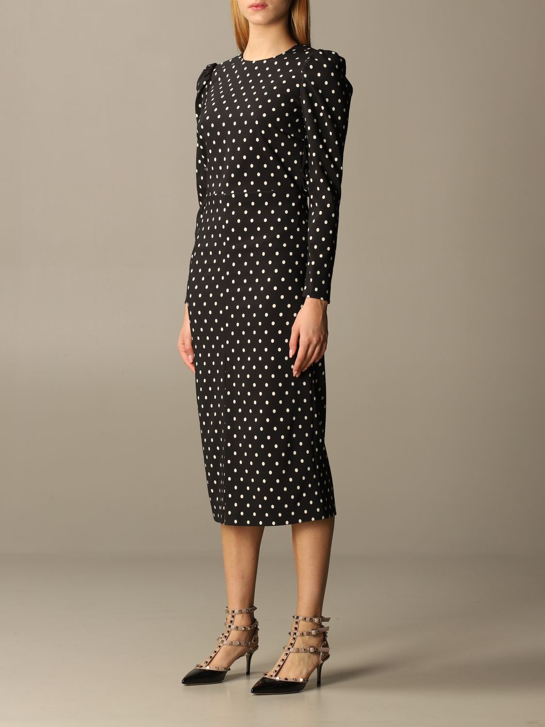 red valentino polka dot dress