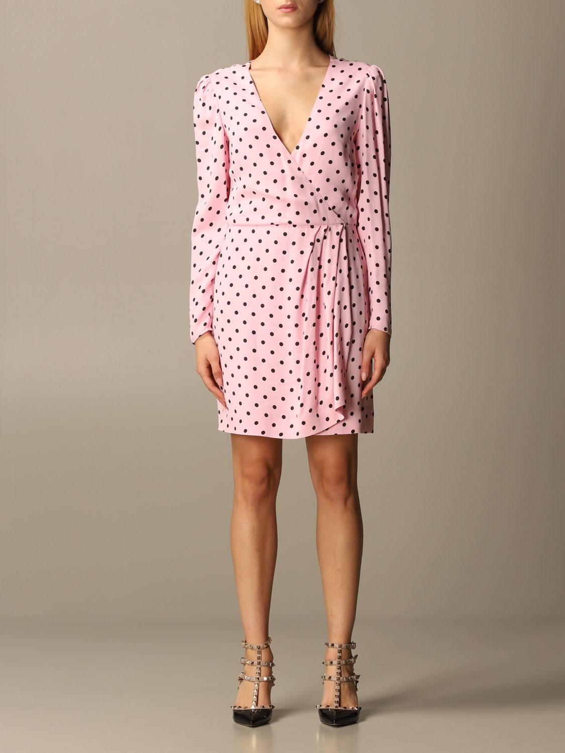 indsats deres rødme Red Valentino Outlet: short dress with polka dots | Dress Red Valentino  Women Pink | Dress Red Valentino UR0VAV75 5DU GIGLIO.COM