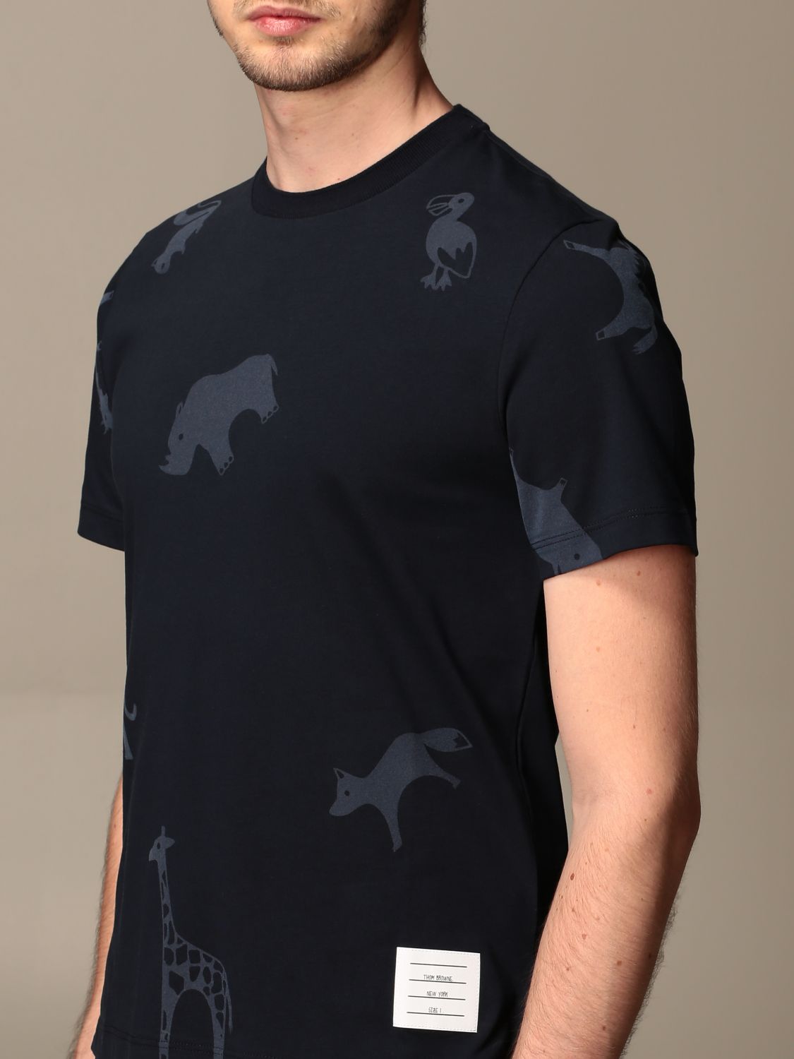 animal printed t shirt