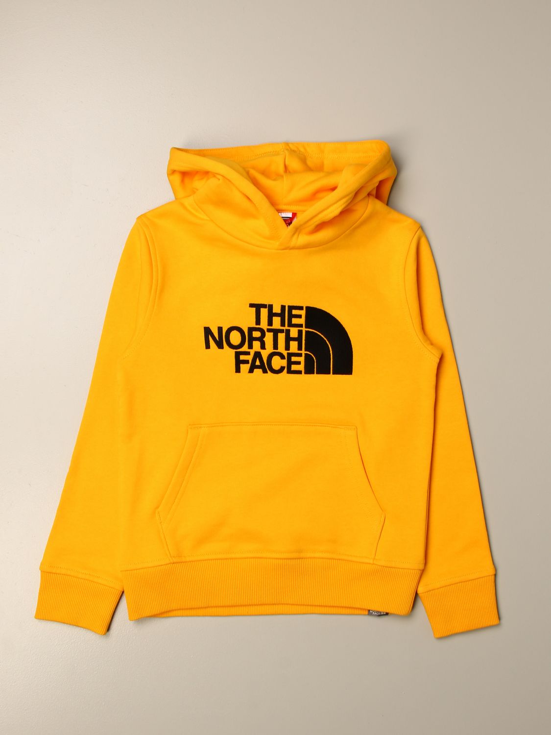 north face yellow jumper