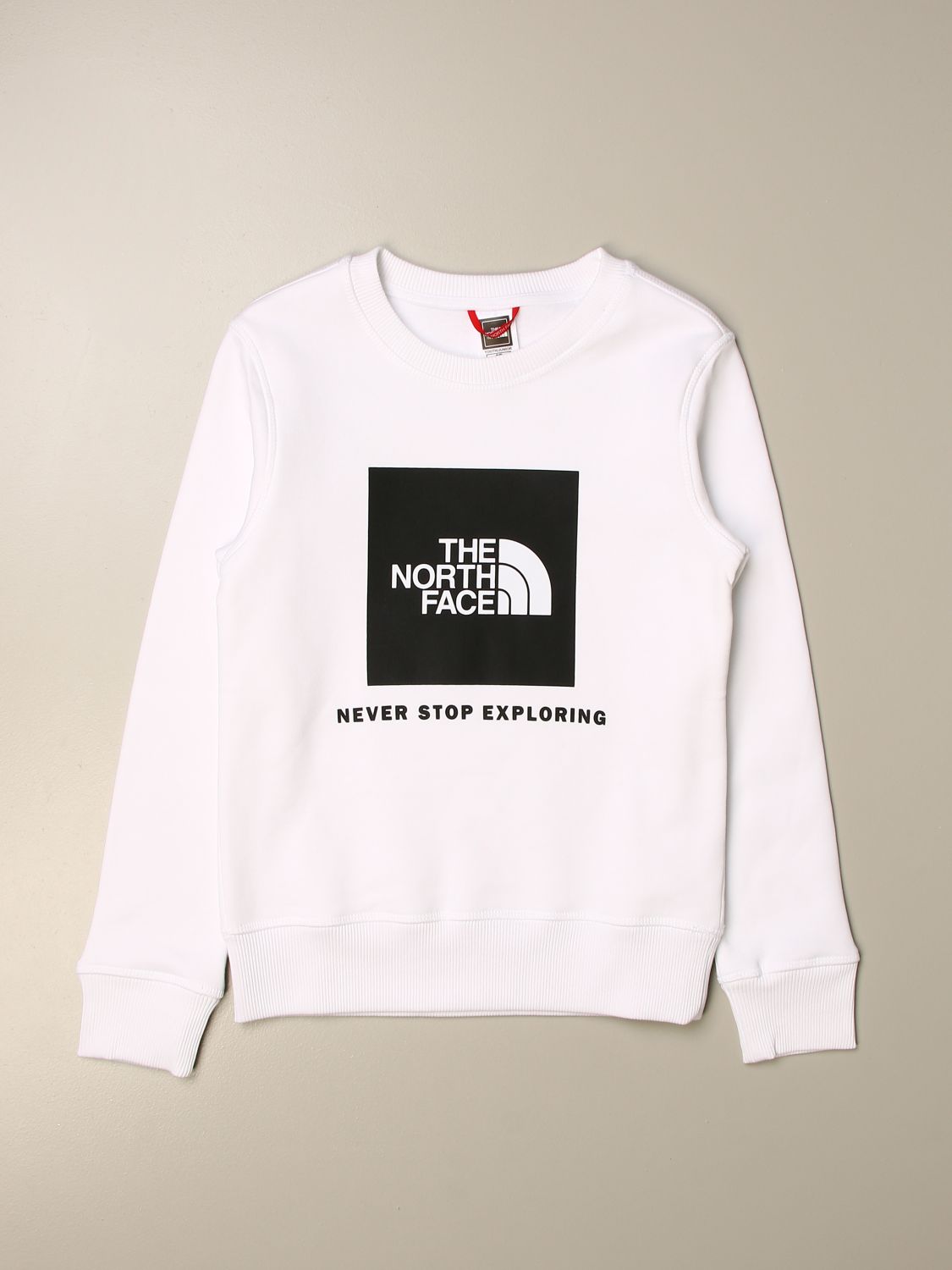 white north face sweater