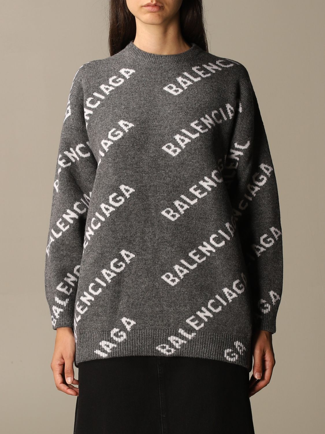 Balenciaga Women's Logo Sweater | lupon.gov.ph