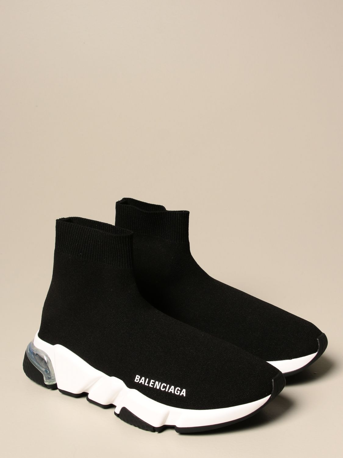Sneakers Balenciaga: Speed Balenciaga Sneakers mit klarer Sohlensocke schwarz 2