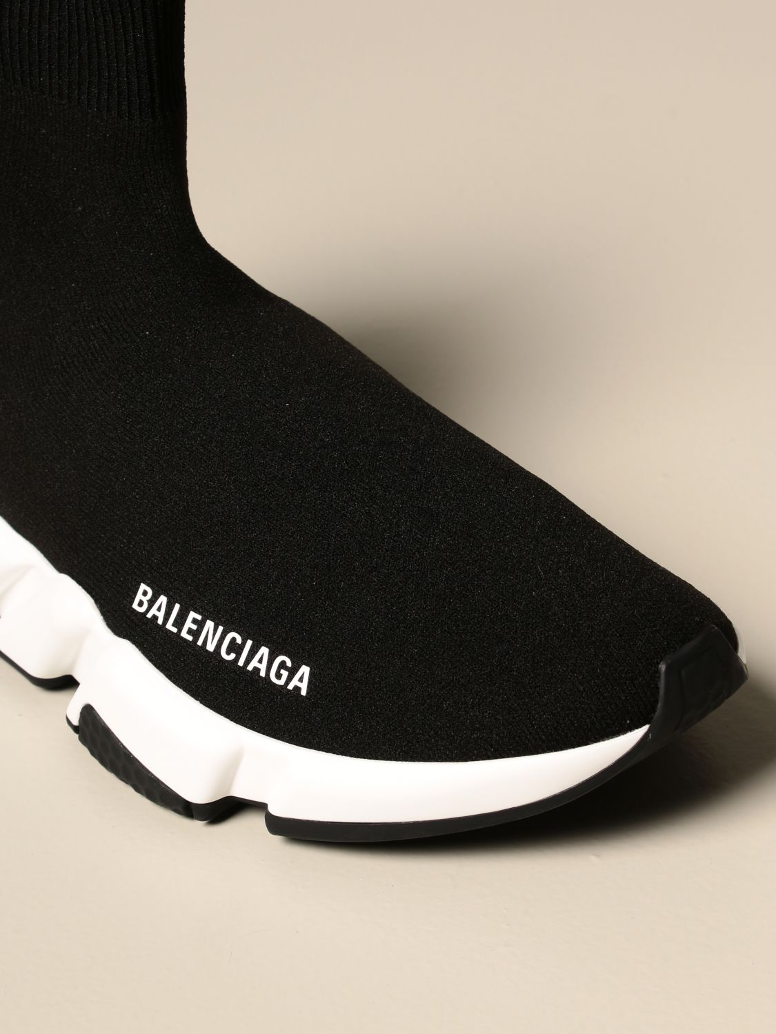 Sneakers Balenciaga: Speed Balenciaga Sneakers mit klarer Sohlensocke schwarz 3