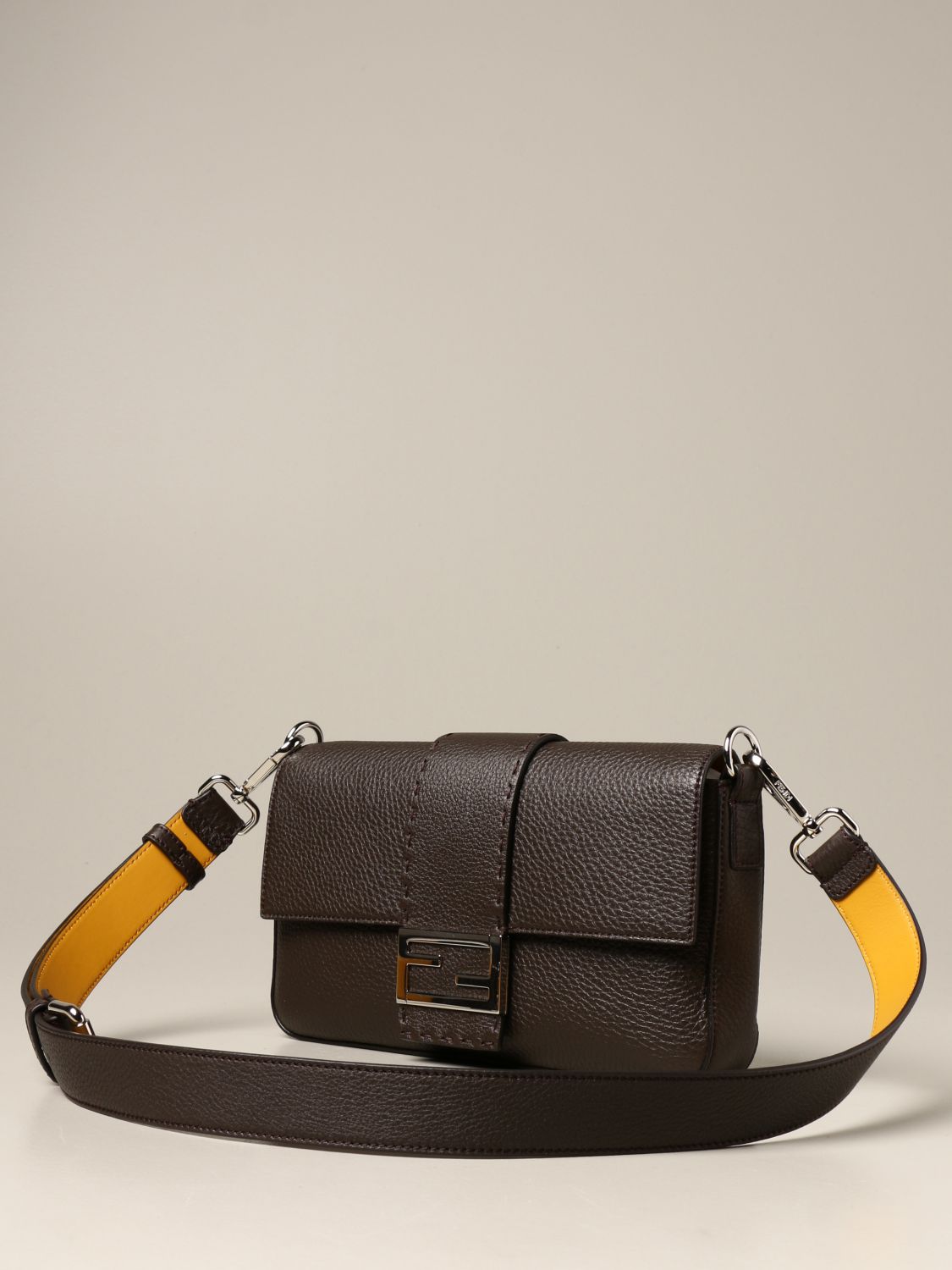 fendi belt bag brown