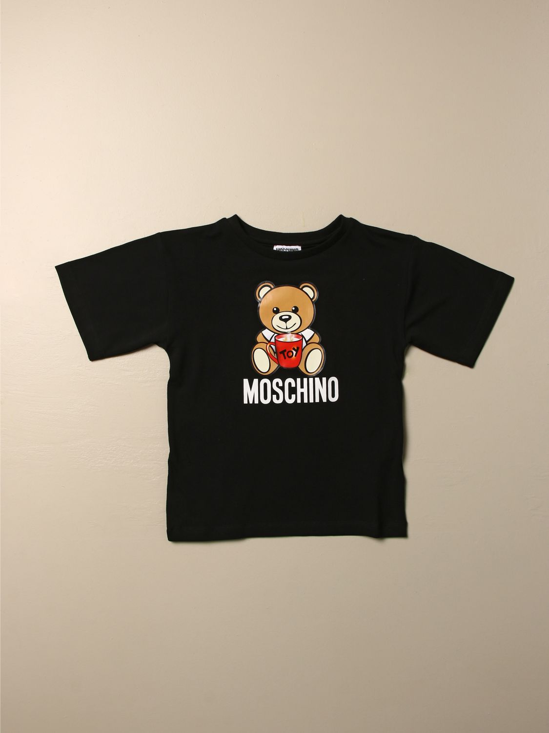 Moschino Kid Outlet: sweater with Teddy toy - Black | Moschino Kid t ...