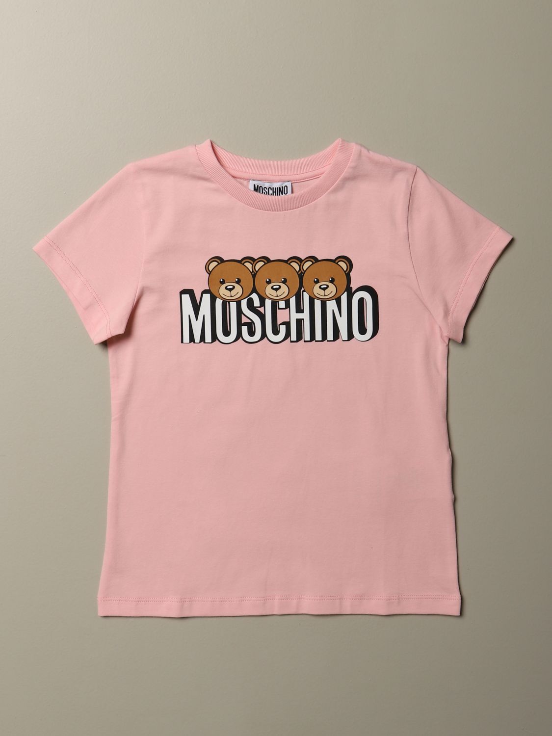 T-Shirt Moschino Kid HOM02S LBA24 Giglio FR
