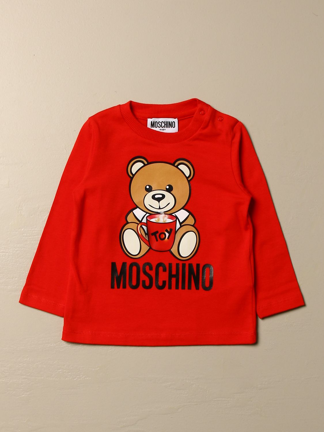 Moschino Baby Outlet: T-shirt kids | T-Shirt Moschino Baby Kids Red | T ...