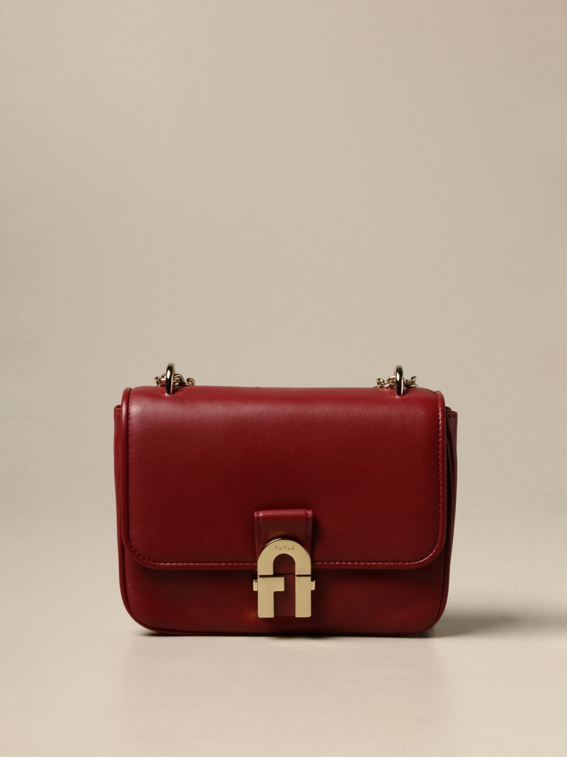 FURLA: Cozy mini bag in nappa | Mini Bag Furla Women Red | Mini Bag Furla BZY3PIL NAB000 GIGLIO.COM