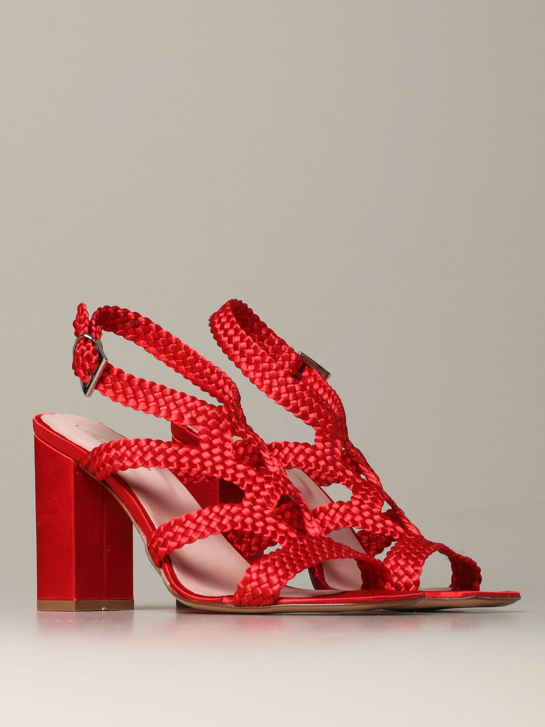 Anna F. Outlet heeled sandals for women Red Anna F. heeled sandals