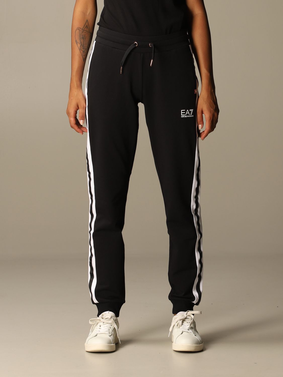 ea7 black joggers