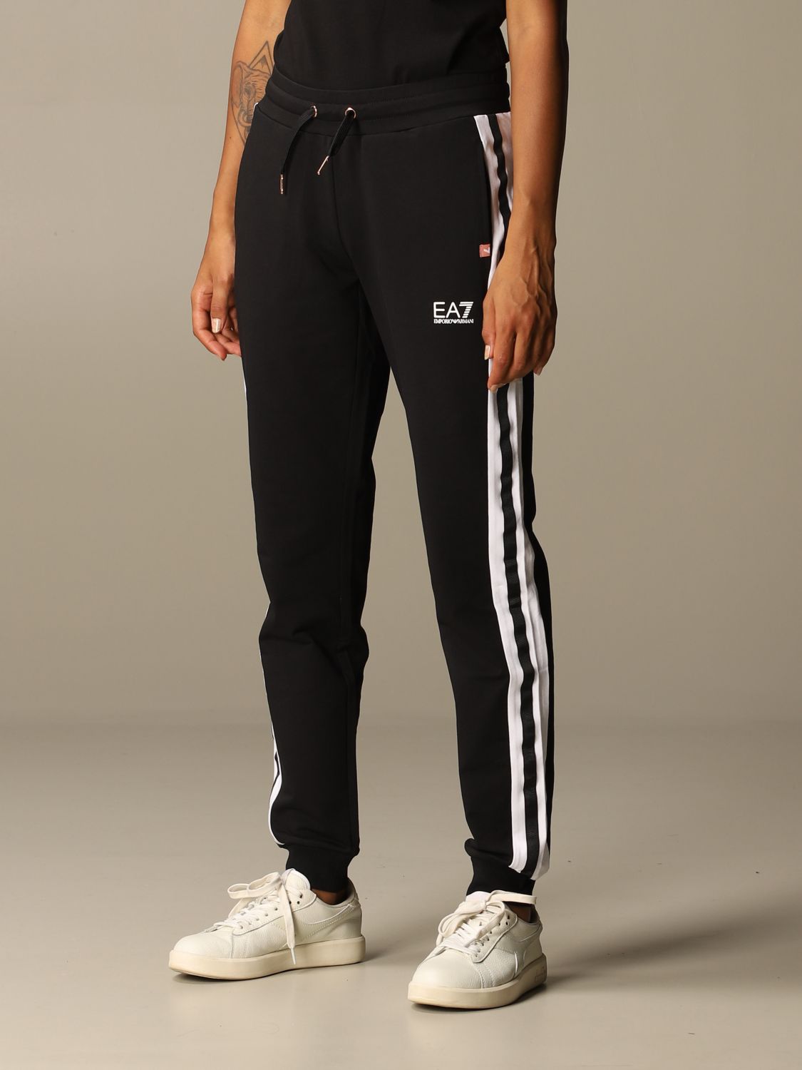 ea7 black joggers