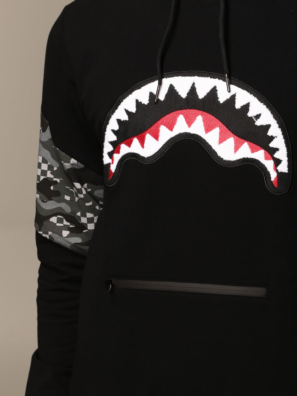 SPRAYGROUND: sweatshirt suit + shark pants - Black | Sweat Sprayground ...