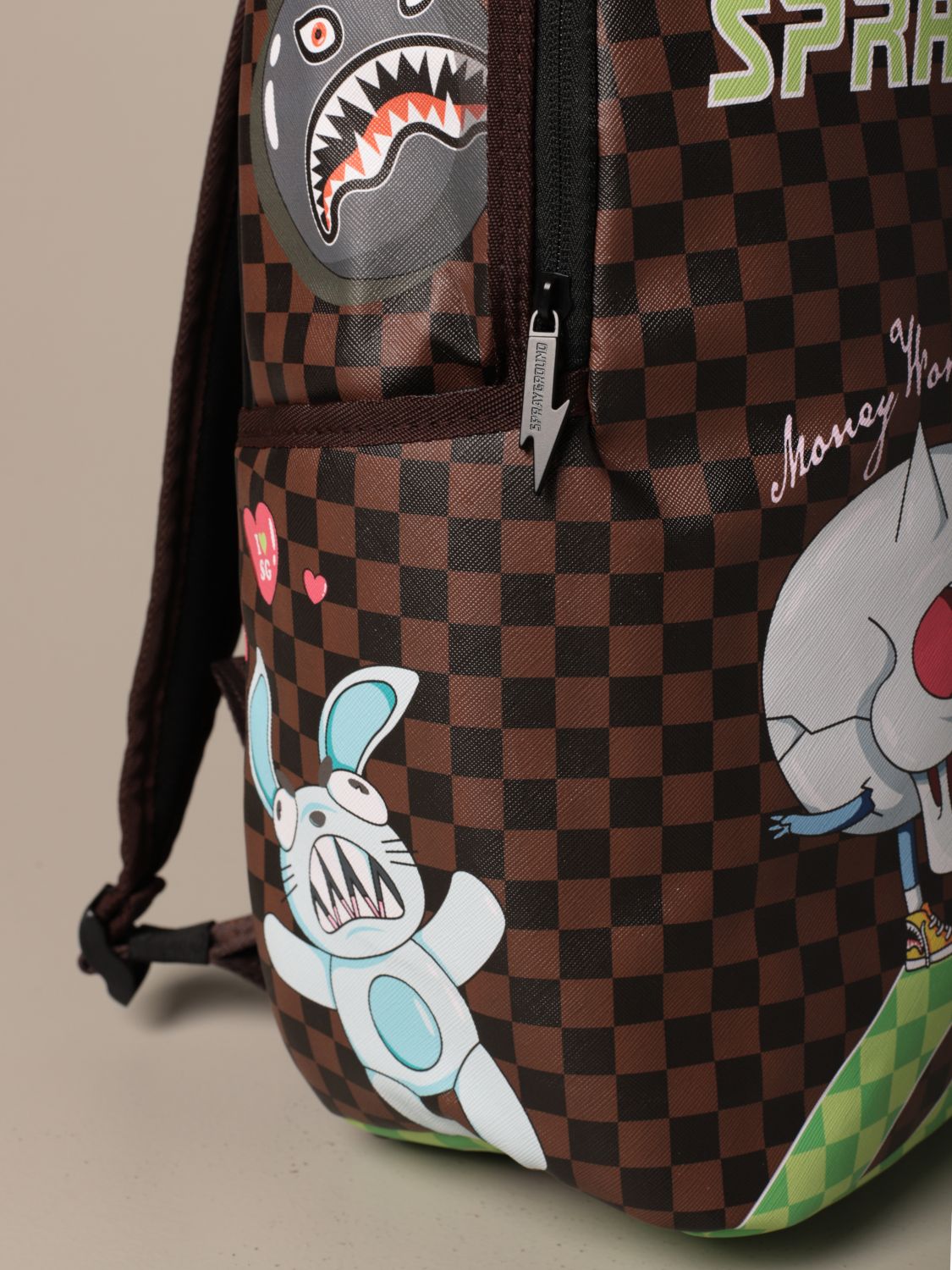 Vegan leather backpack Sprayground Brown in Vegan leather - 23752984