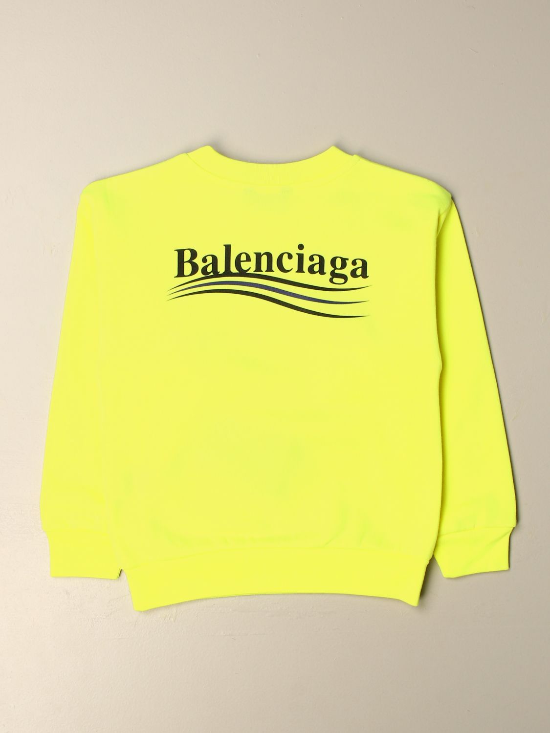 balenciaga yellow sweatshirt