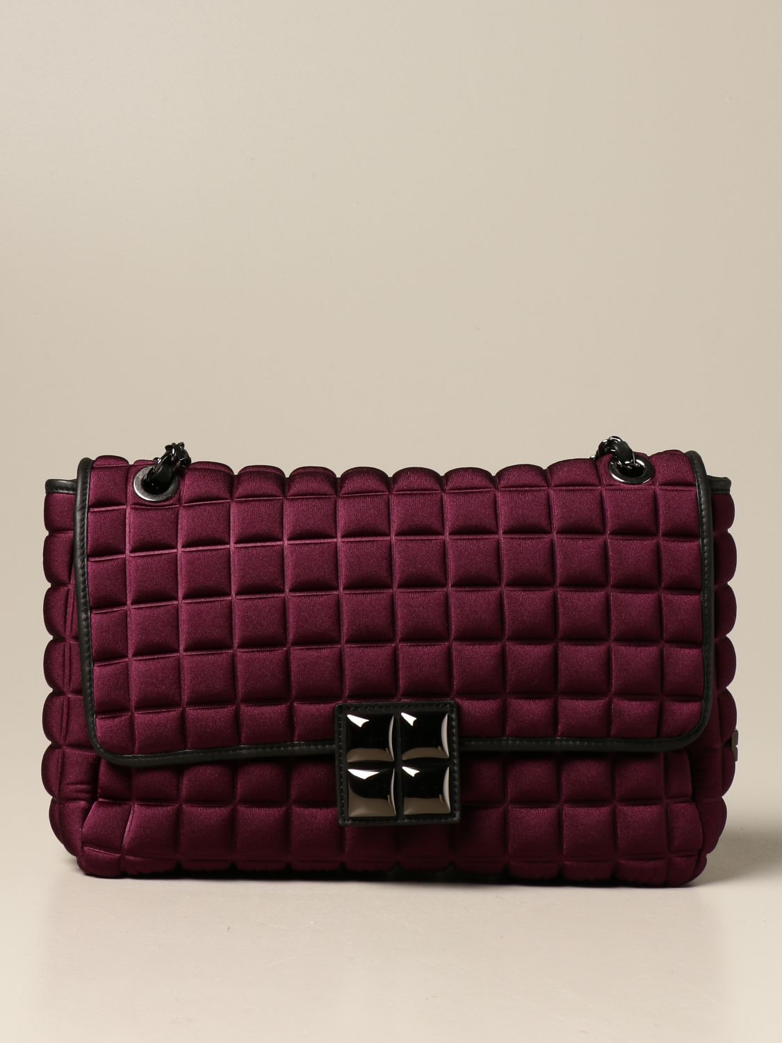 B PRIME: Borsa In Neoprene - Vino | Borse A Tracolla B Prime NEW CHAIN ...