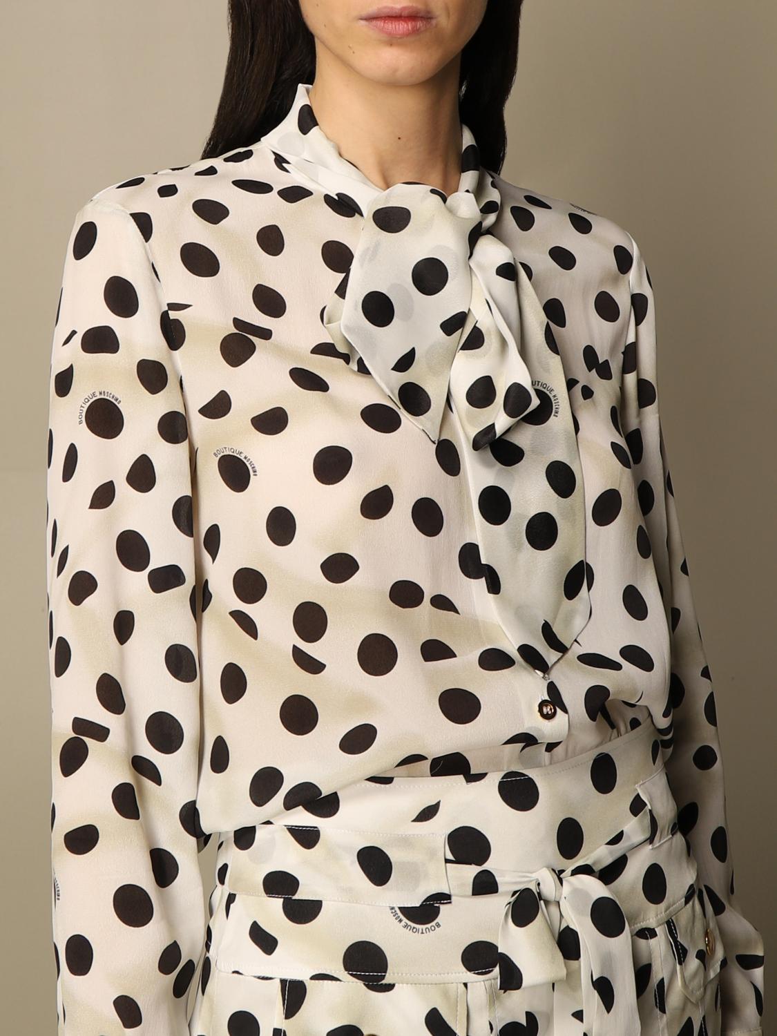 moschino polka dot shirt