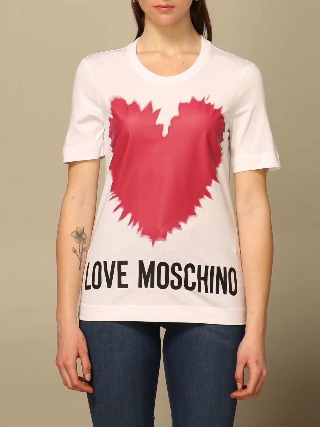 moschino heart top