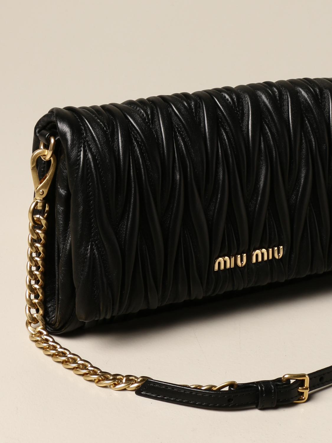 Miu Miu crossbody bag in matelassé nappa | Crossbody Bags Miu Miu Women ...