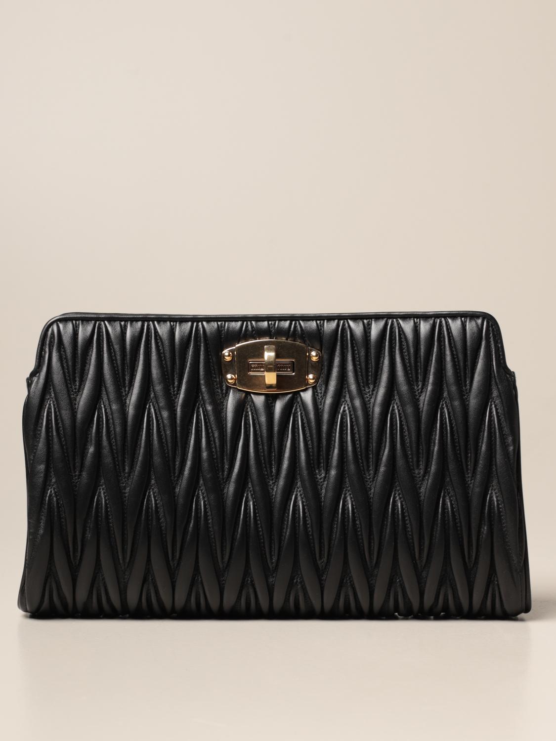 miu miu clutch matelasse