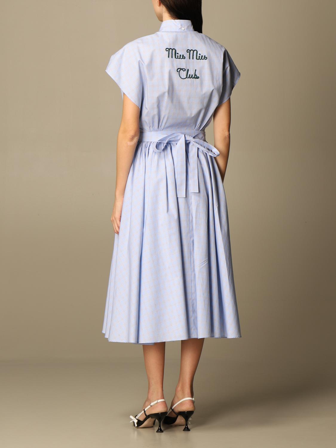 miu miu shirt dress