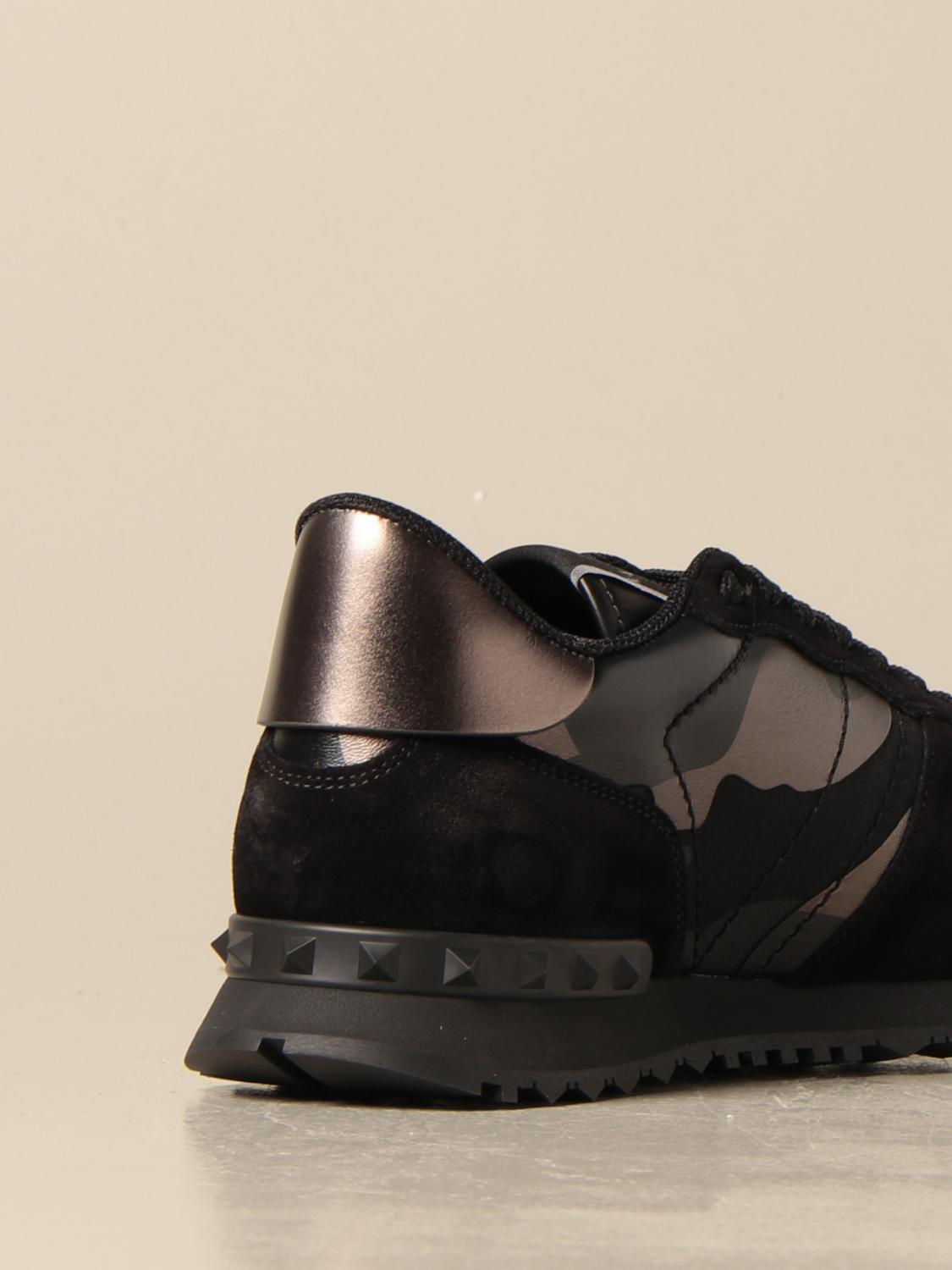 basket valentino noir homme