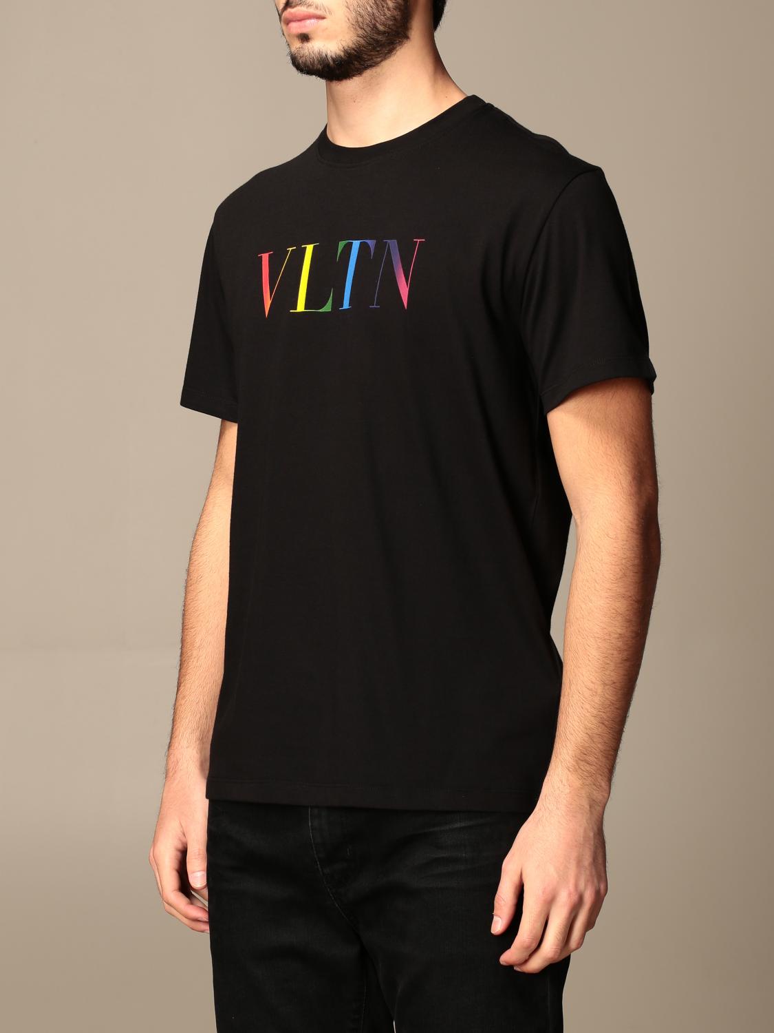 Valentino cotton T-shirt with multicolor VLTN logo