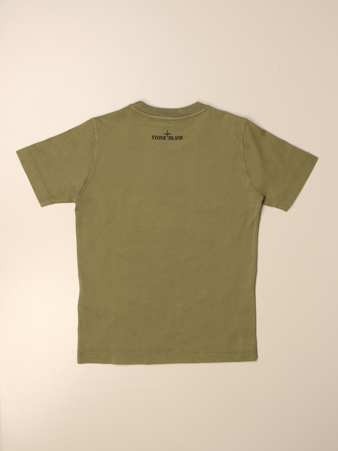 STONE ISLAND JUNIOR: t-shirt in basic 