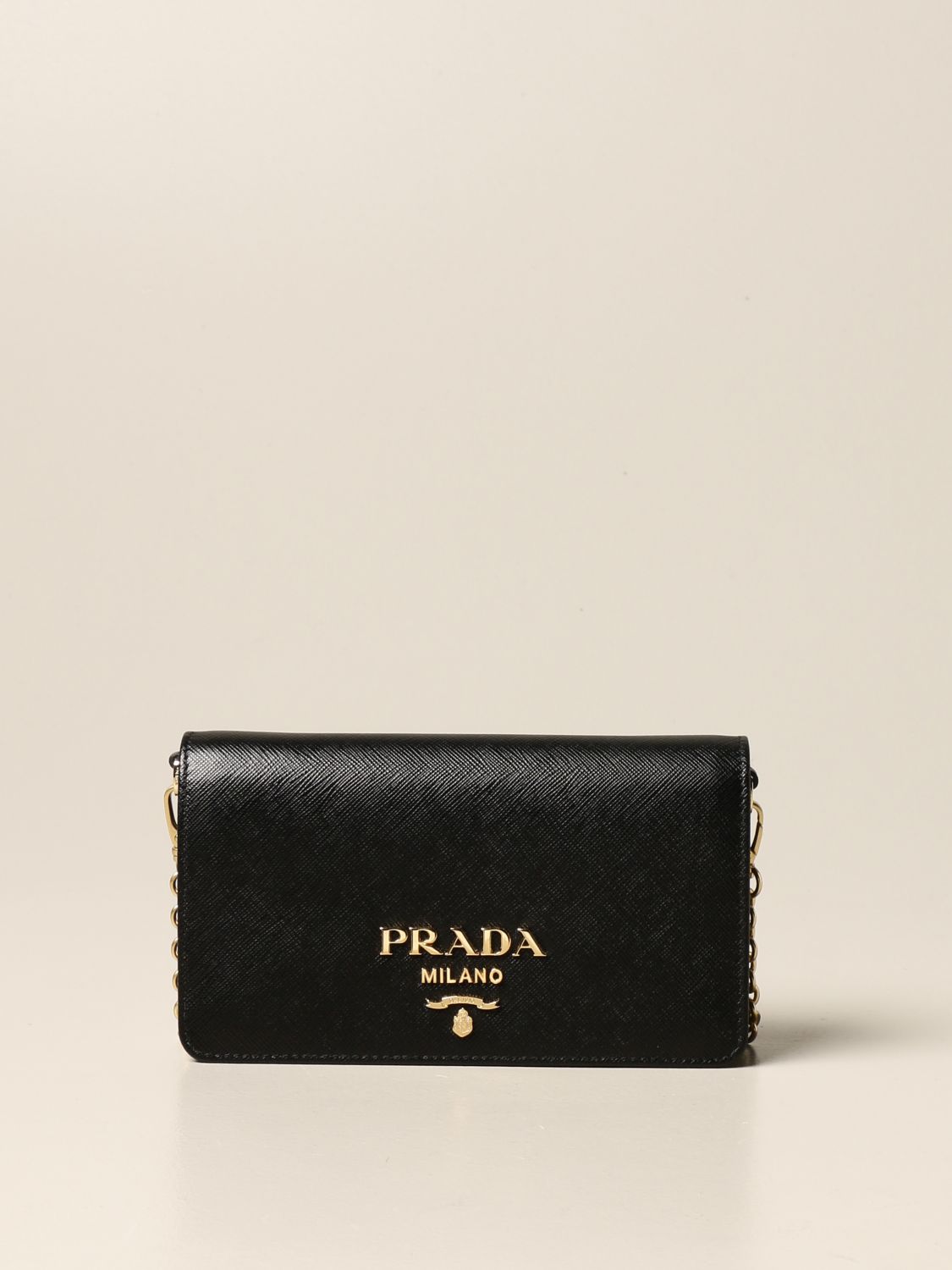 Womens Top handles | Prada Leather mini-bag • Bierzohub