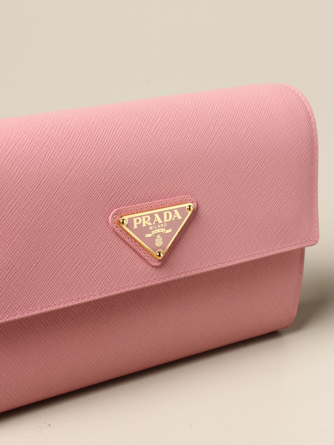 PRADA: Mini sac à main femme - Rose  Mini Sac À Main Prada 1MA022 053 en  ligne sur