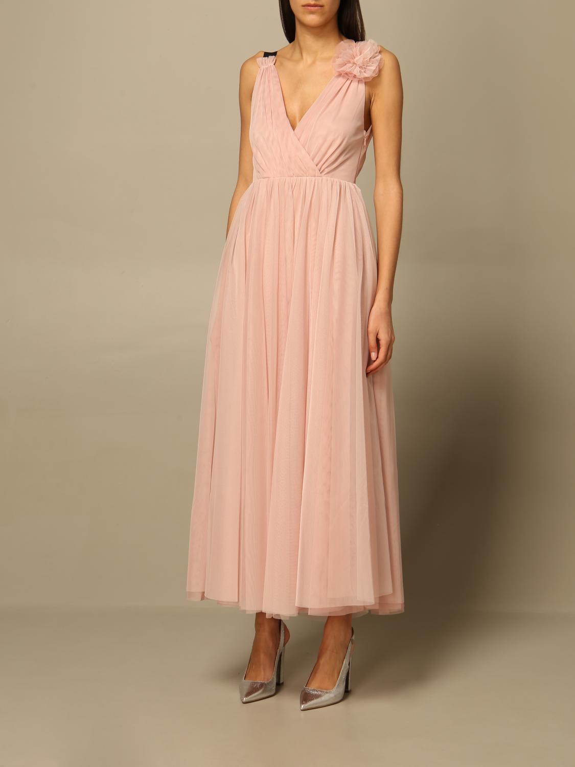ANNA MOLINARI: Dress women - Blush Pink 