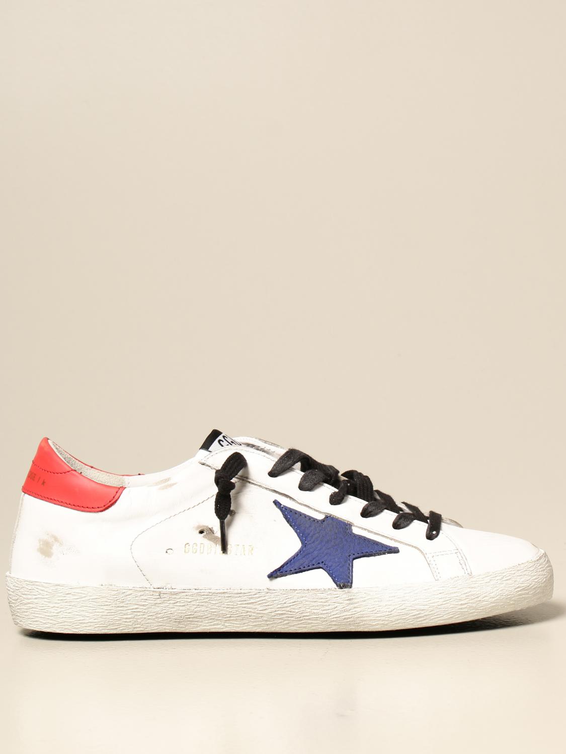 golden goose leather sneakers