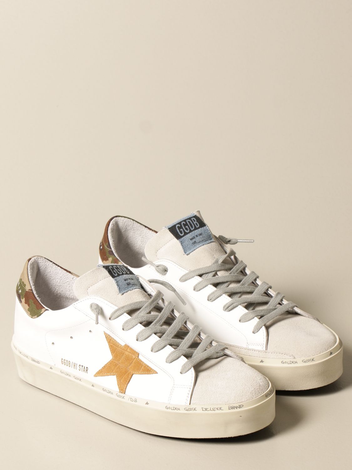 GOLDEN GOOSE: Histar sneakers in leather and suede | Sneakers Golden ...