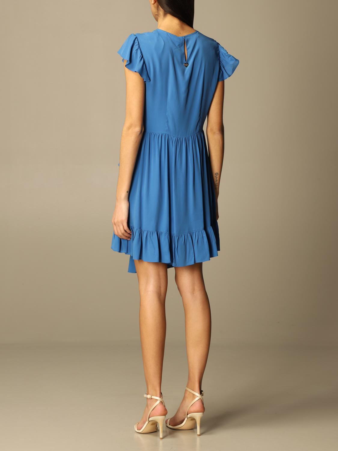 TWINSET: Abito corto Twin-set in jersey di misto seta - Avion | Abito  Twinset 211TT2143 GIGLIO.COM