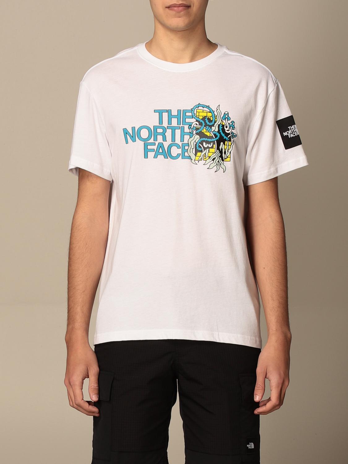 black north face t shirt mens