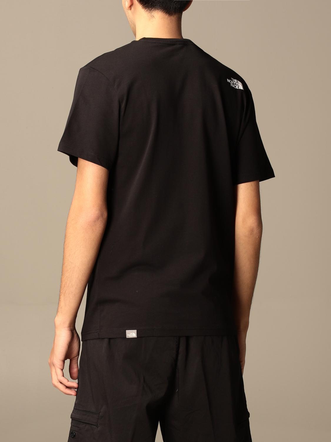 black north face t shirts