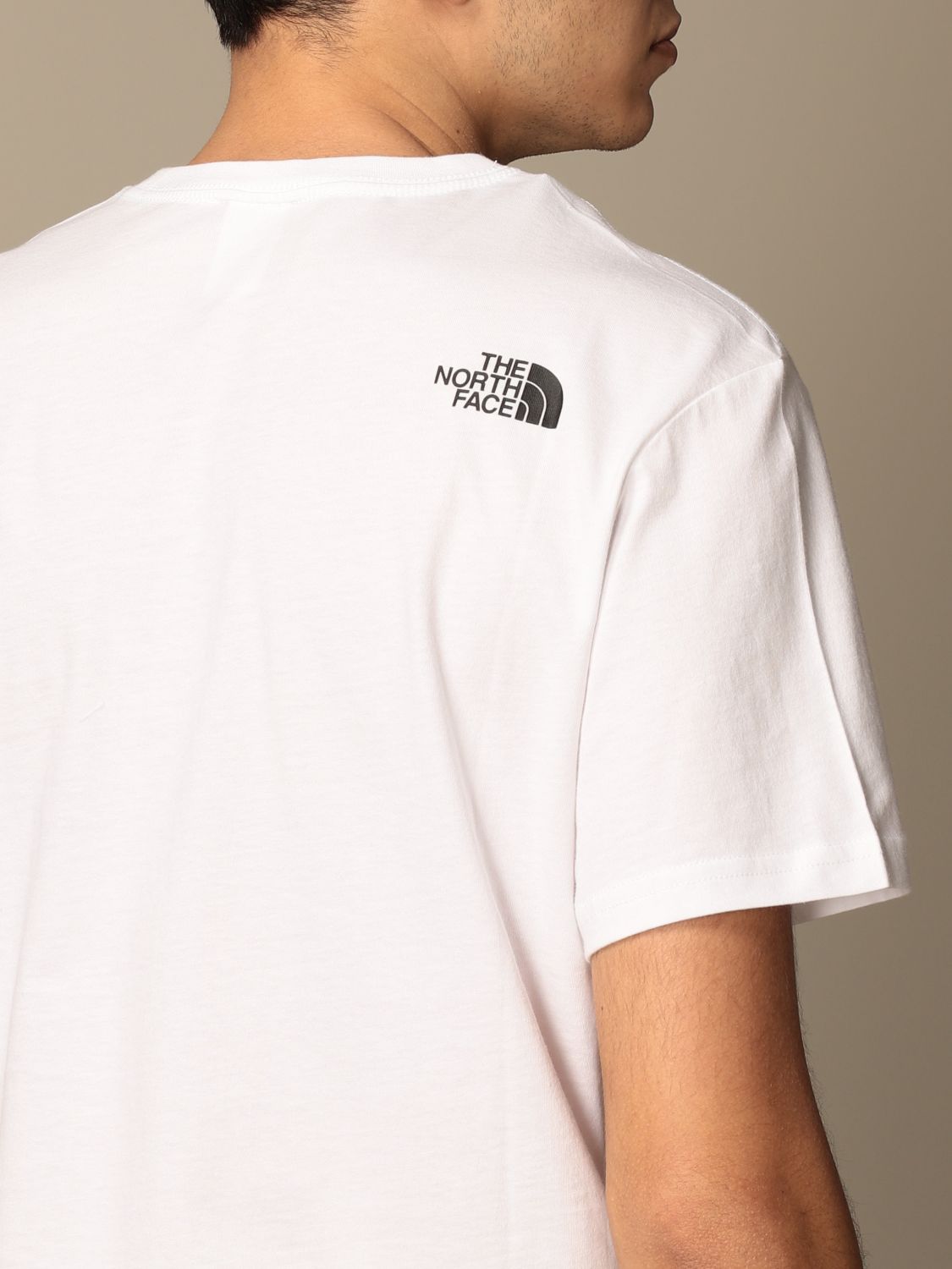 the north face white t shirt