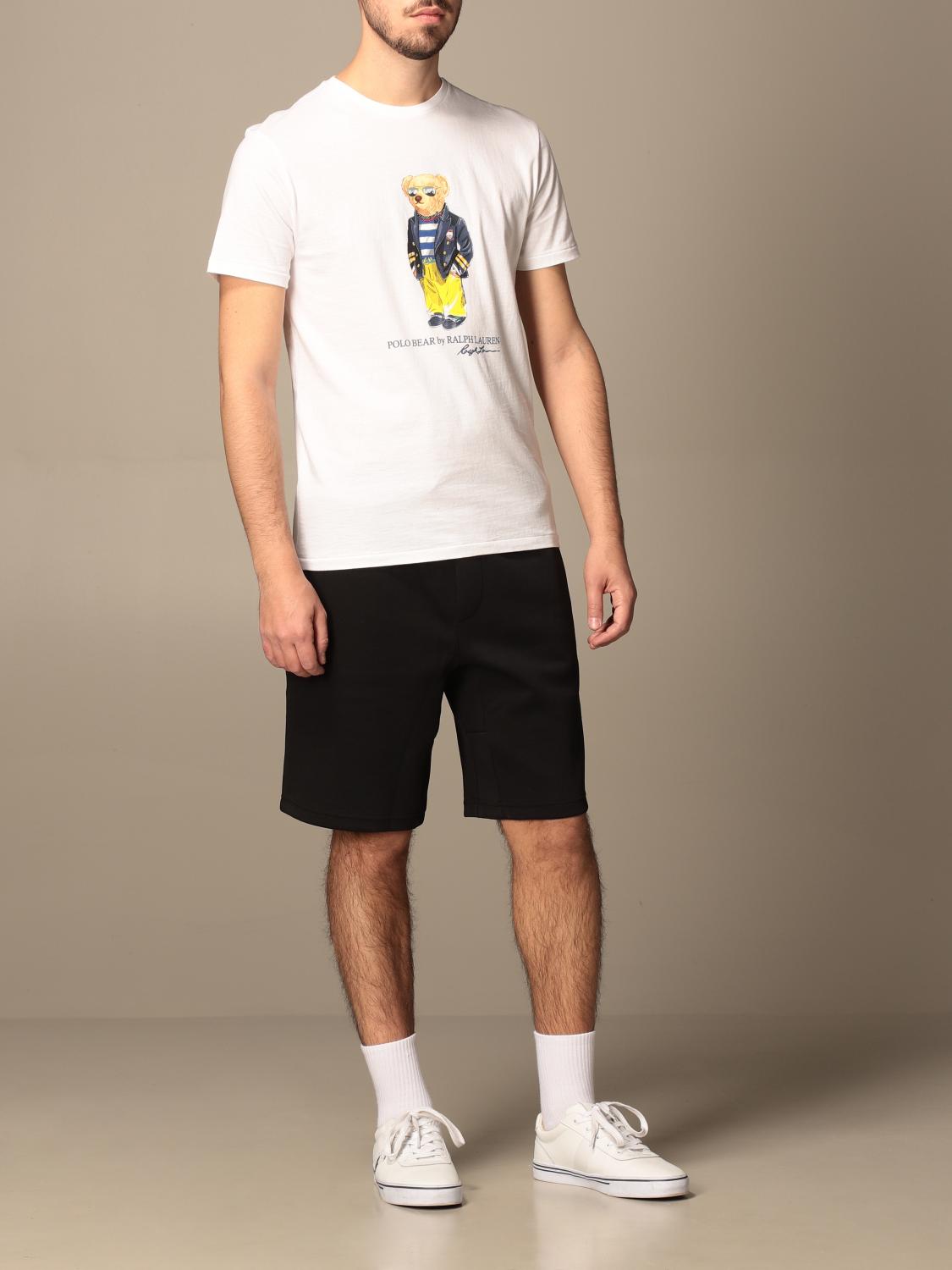 white round neck polo