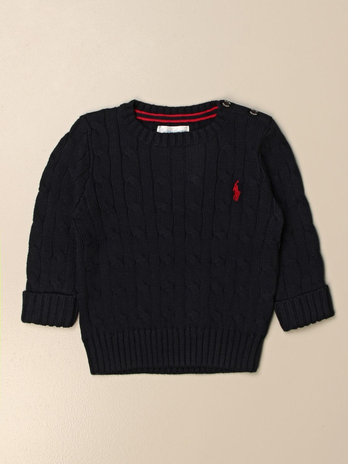 ralph lauren baby cable knit sweater