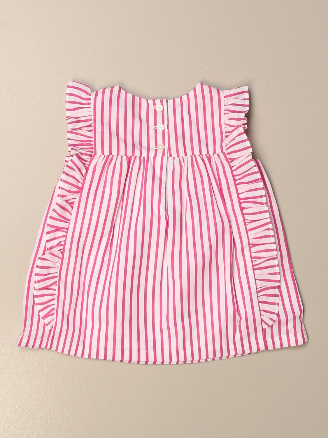 Polo Ralph Lauren Infant Outlet: striped top + culotte set - Pink |  Jumpsuit Polo Ralph Lauren Infant 310835040 GIGLIO.COM