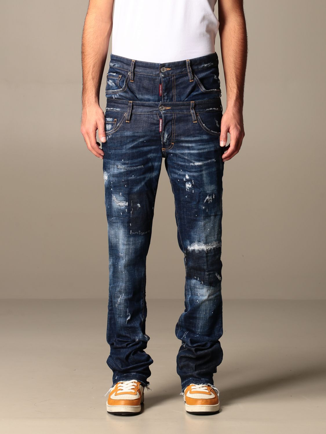 dsquared2 straight jeans