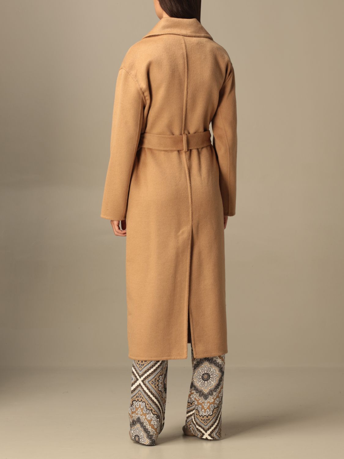 MICHAEL KORS: coat for woman - Camel | Michael Kors coat MF02J7PGBX online  on 