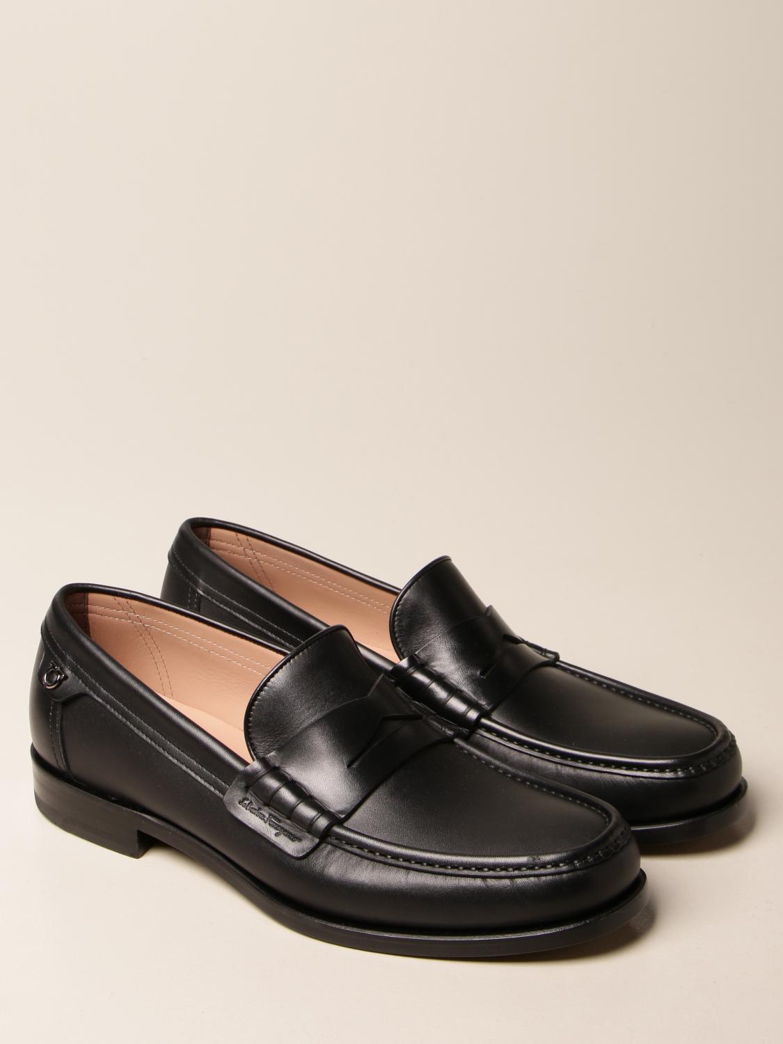 black suede ferragamo loafers