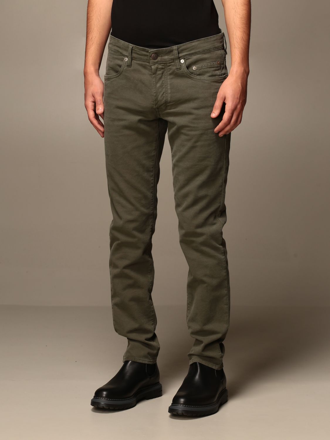 Siviglia Outlet: Pantalone a 5 tasche - Militare | Pantalone Siviglia 23E2  S019 GIGLIO.COM