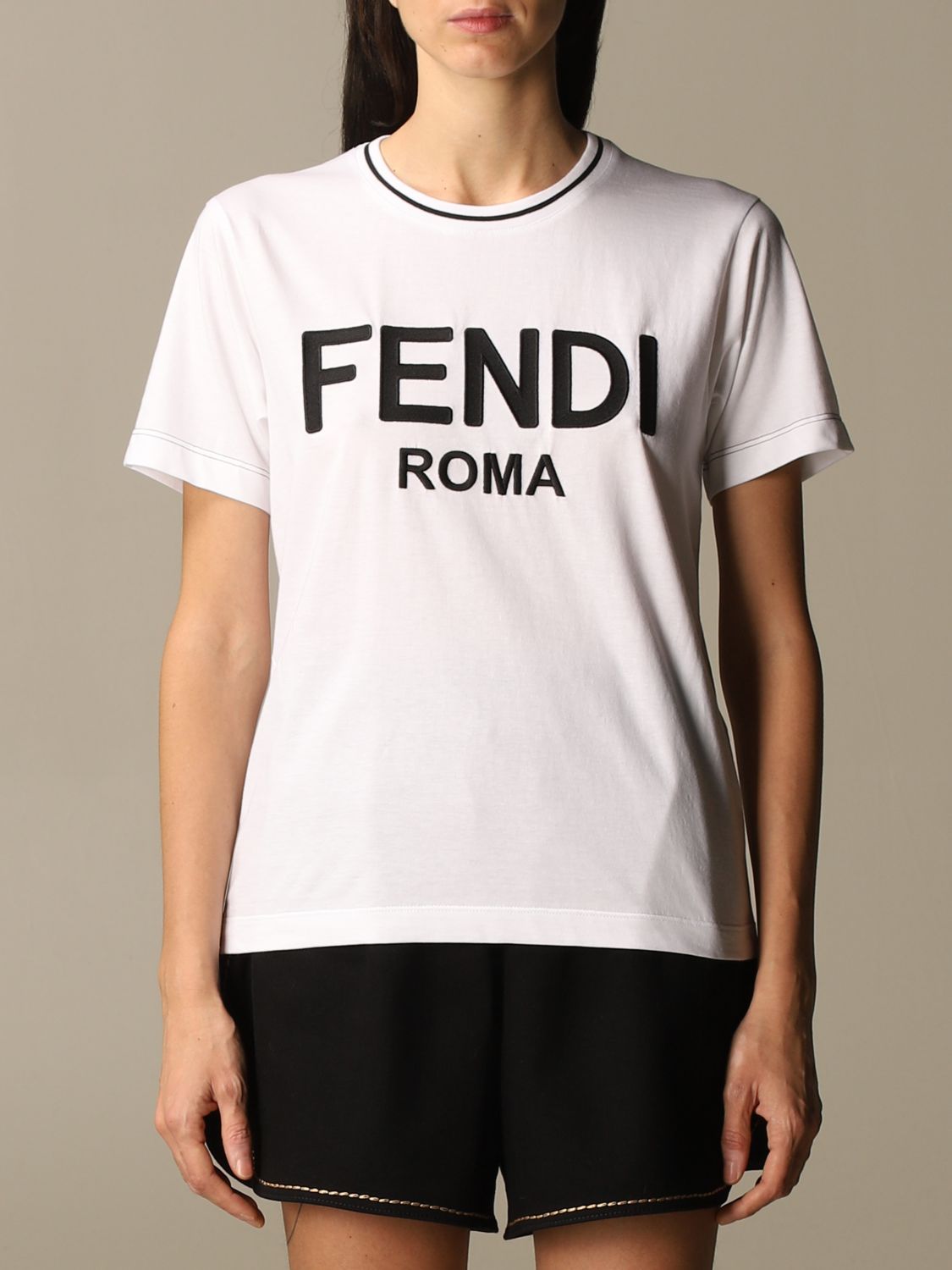 fendi print shirt womens